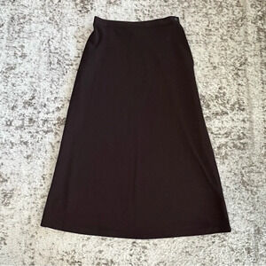 Vintage Kathie Lee Long Brown Skirt 90s Womens size 10